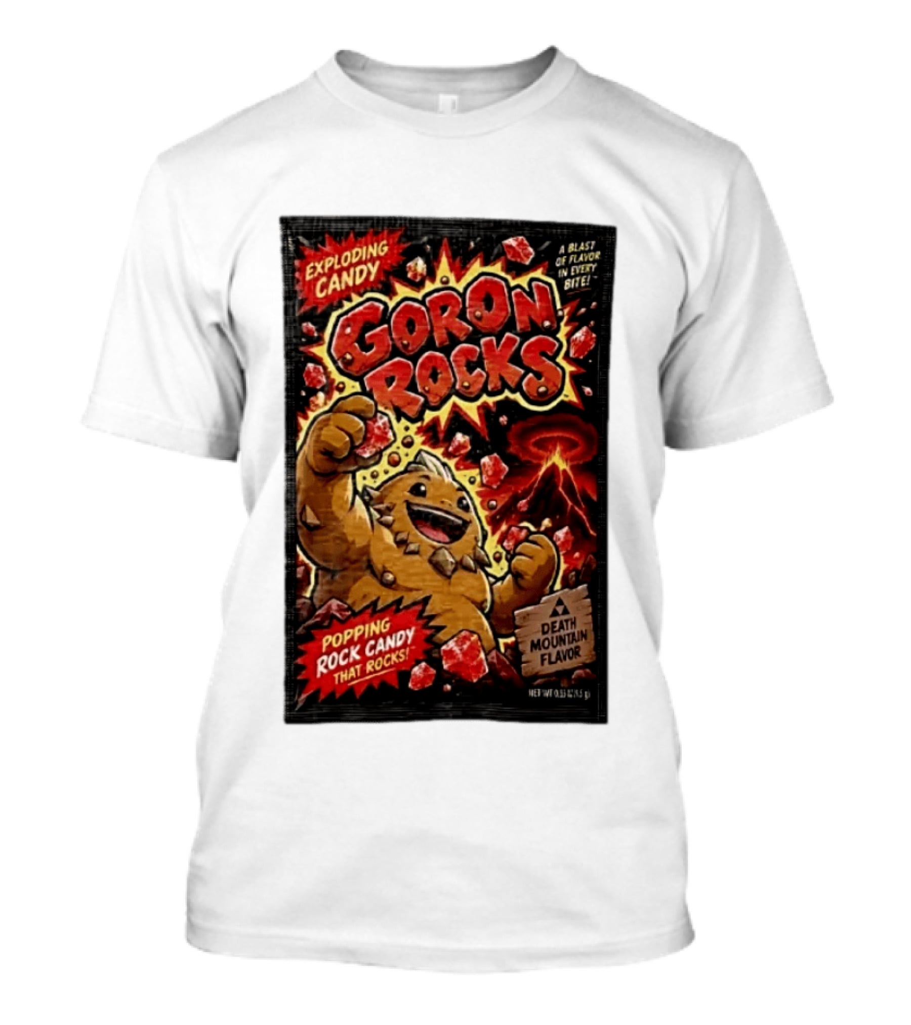 Exploding Candy Goron Rocks Death Mountain Flavor Popping Rock Candy That Rocks T-Shirt
