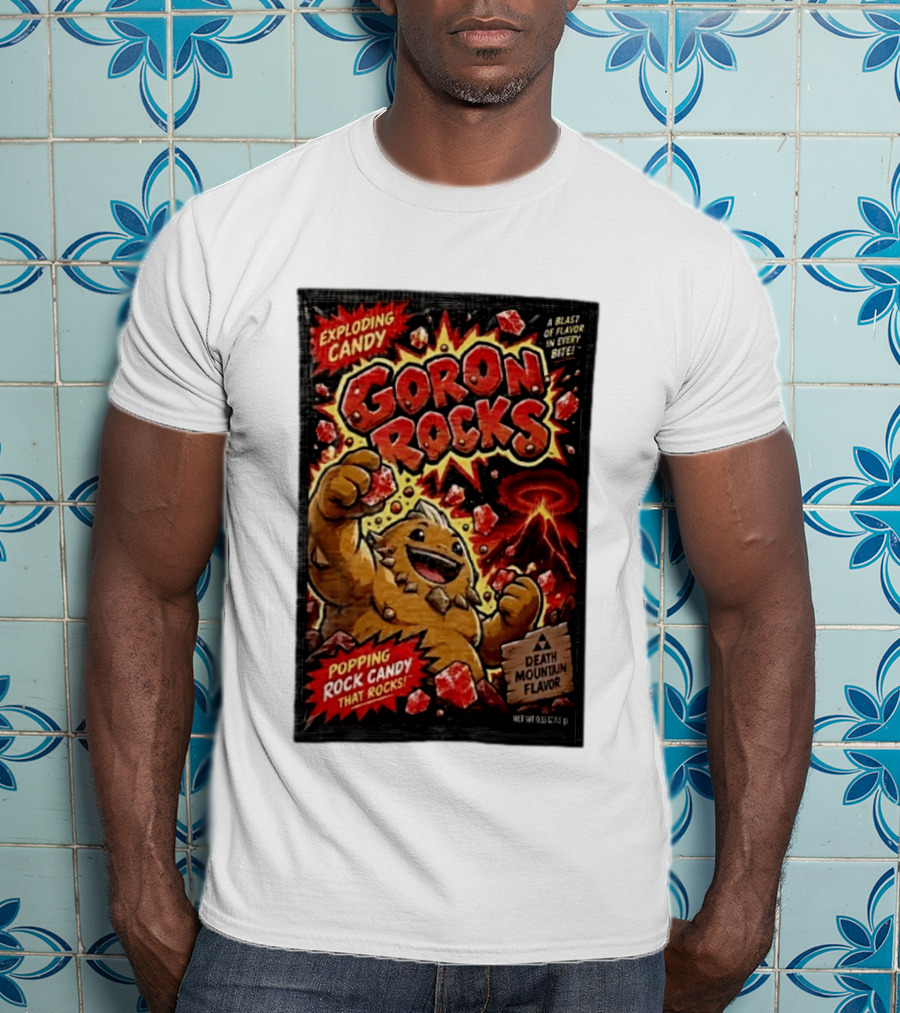 Exploding Candy Goron Rocks Death Mountain Flavor Popping Rock Candy That Rocks T-Shirt