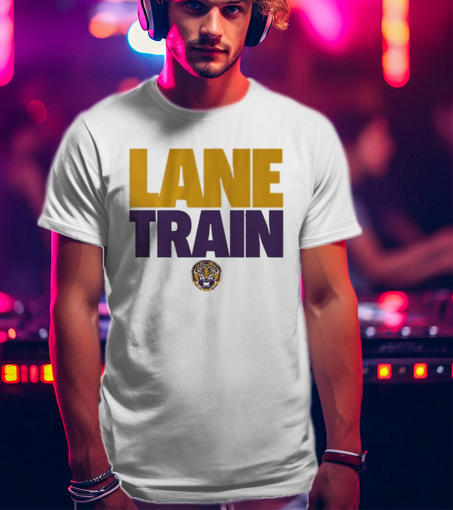 Lane Train LSU Tigers Football SEC Fan Gear T-Shirt