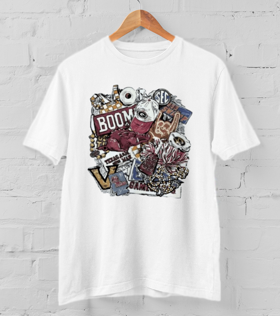 Mississippi State SEC Gameday It Just Means More Boom Tennessee Texas A&M Gators LSU Auburn T-Shirt