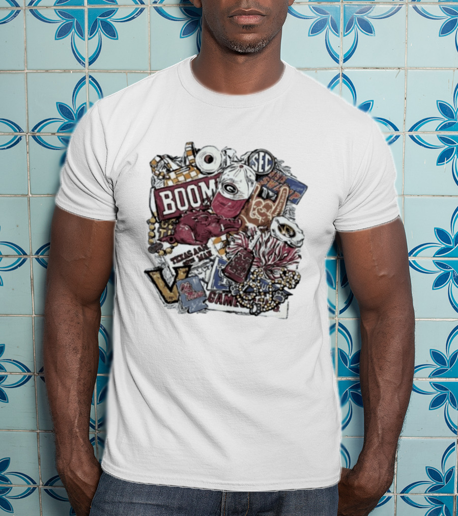 Mississippi State SEC Gameday It Just Means More Boom Tennessee Texas A&M Gators LSU Auburn T-Shirt