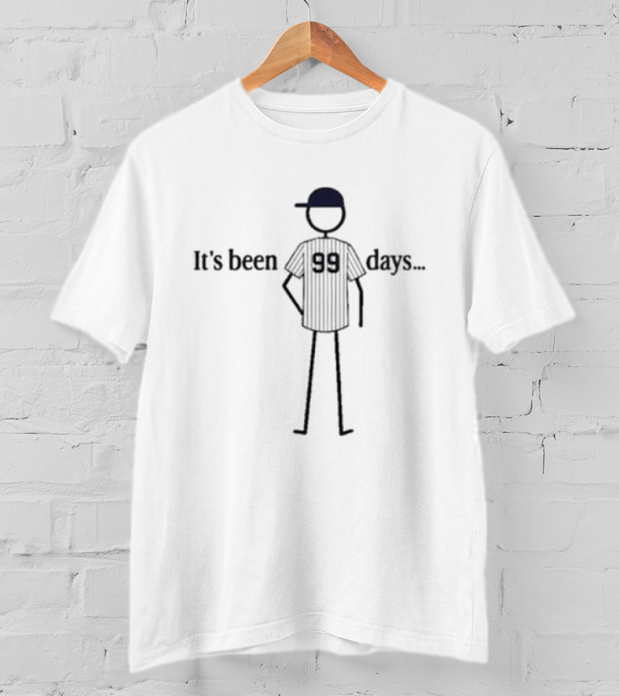 New York Yankees 2026 It's Been Days Welcome Back Aaron Judge #99 T-Shirt