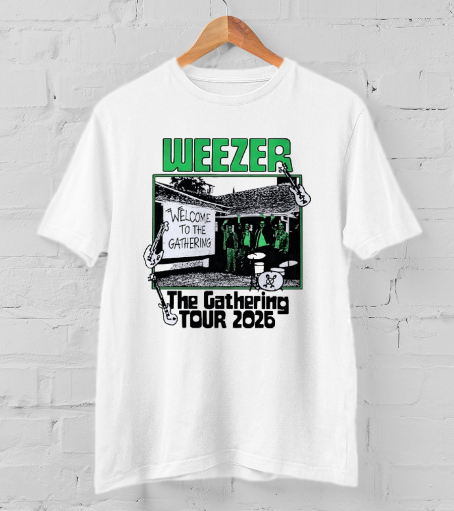 Weezer Welcome To The Gathering Tour 2026 T-Shirt