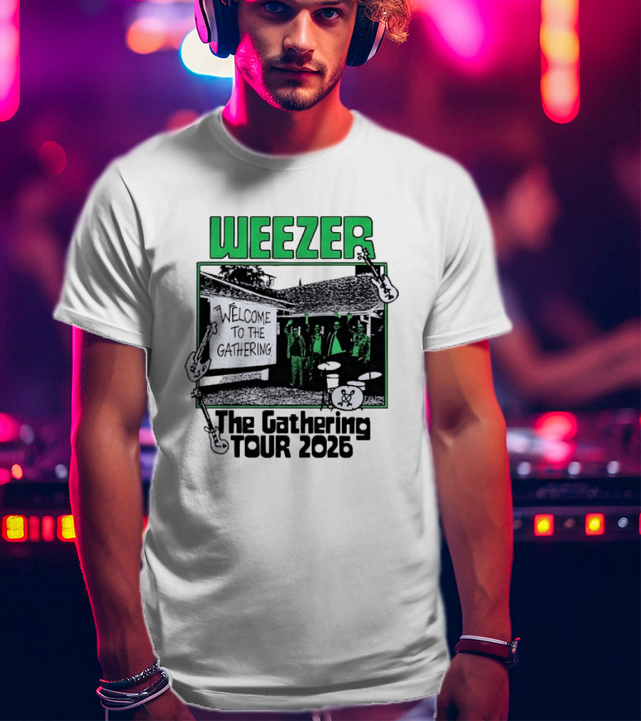 Weezer Welcome To The Gathering Tour 2026 T-Shirt