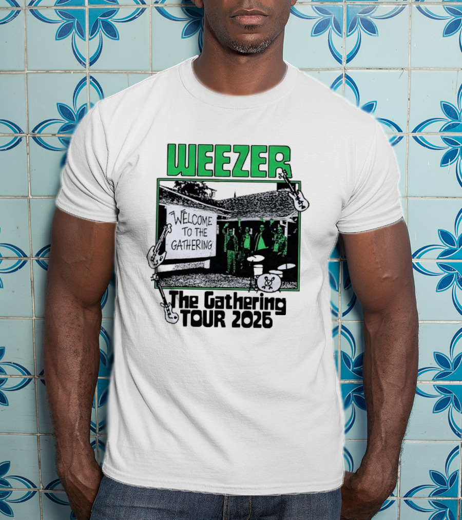 Weezer Welcome To The Gathering Tour 2026 T-Shirt
