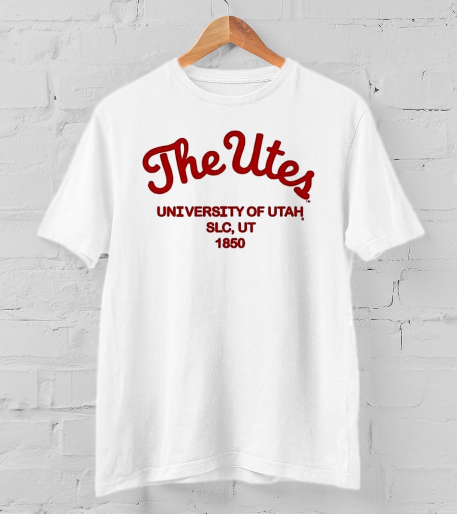 The Utes University Of Utah SLC UT 1850 T-Shirt