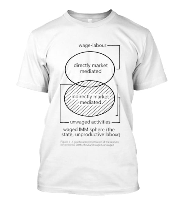 Wage Labour Directly And Indirectly Market Mediated Unwaged Activities Spheres T-Shirt