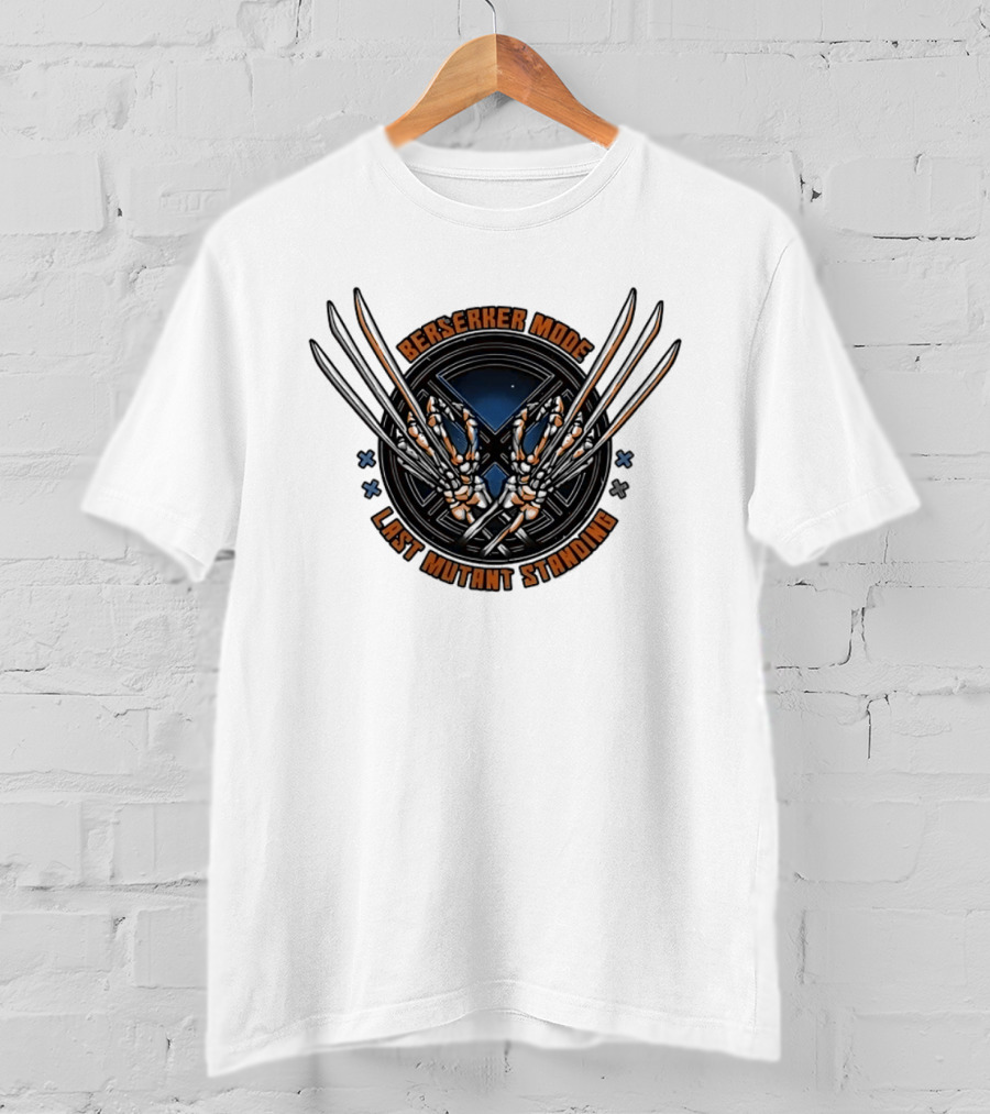 Wolverine Berserker Mode Last Mutant Standing T-Shirt