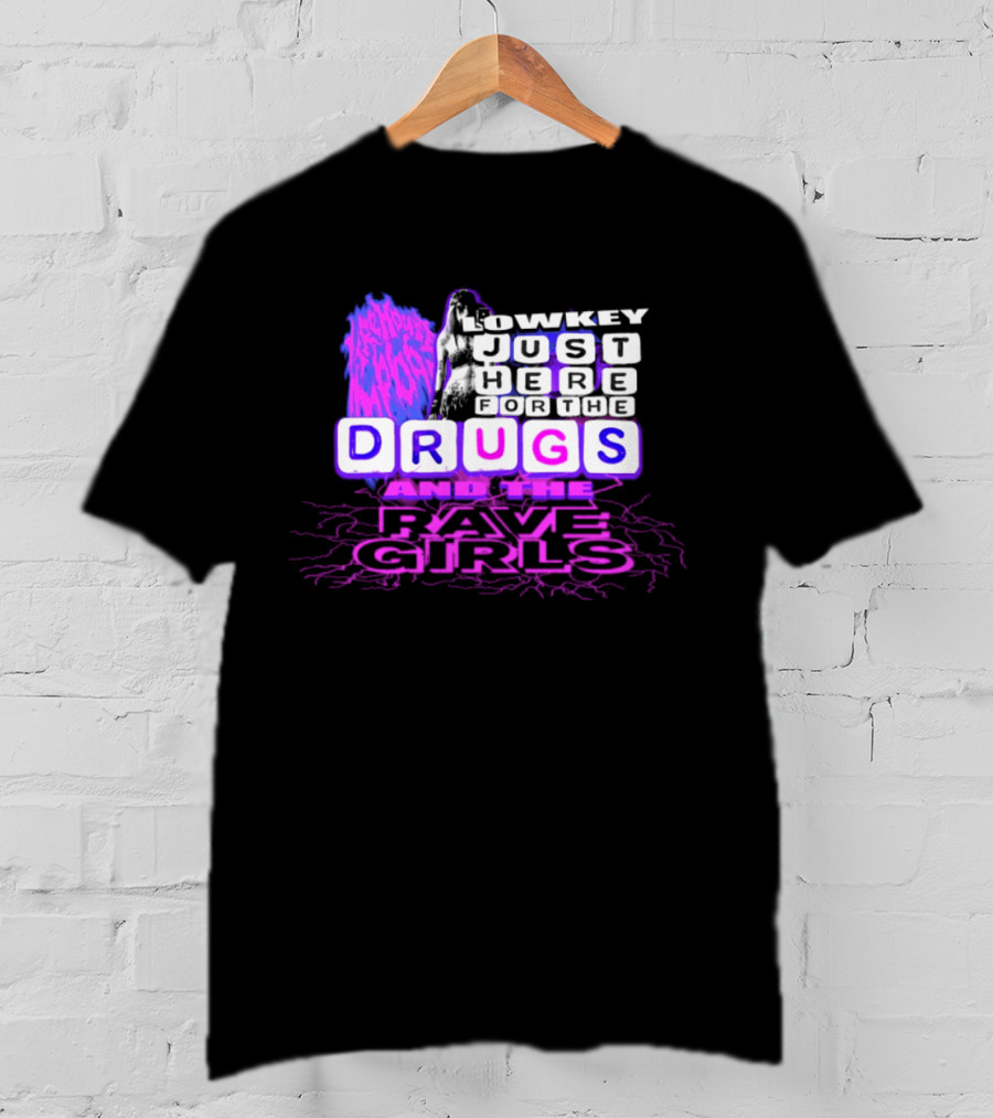 Lowkey Firehouse 666 Drugs Anti Life Rave Girls T-Shirt