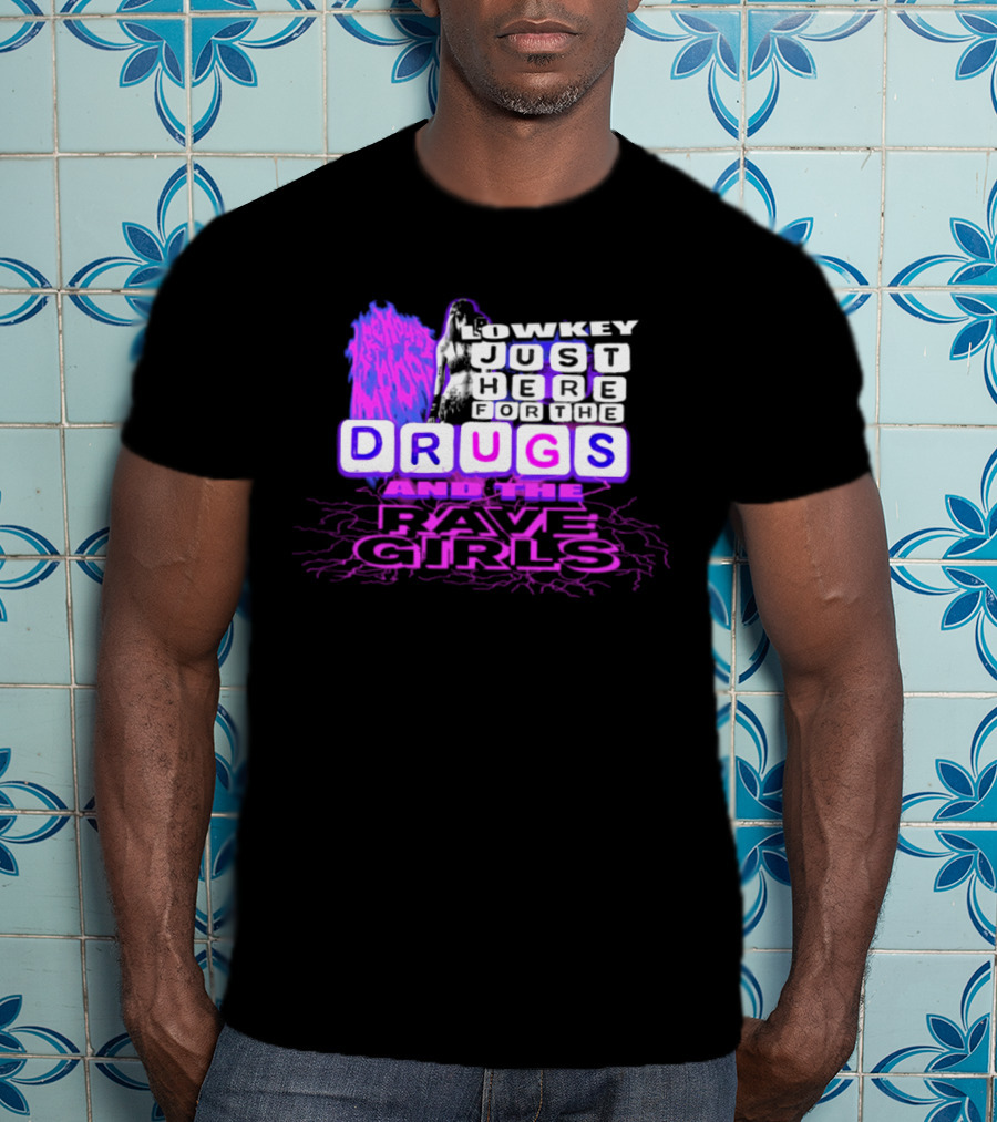 Lowkey Firehouse 666 Drugs Anti Life Rave Girls T-Shirt