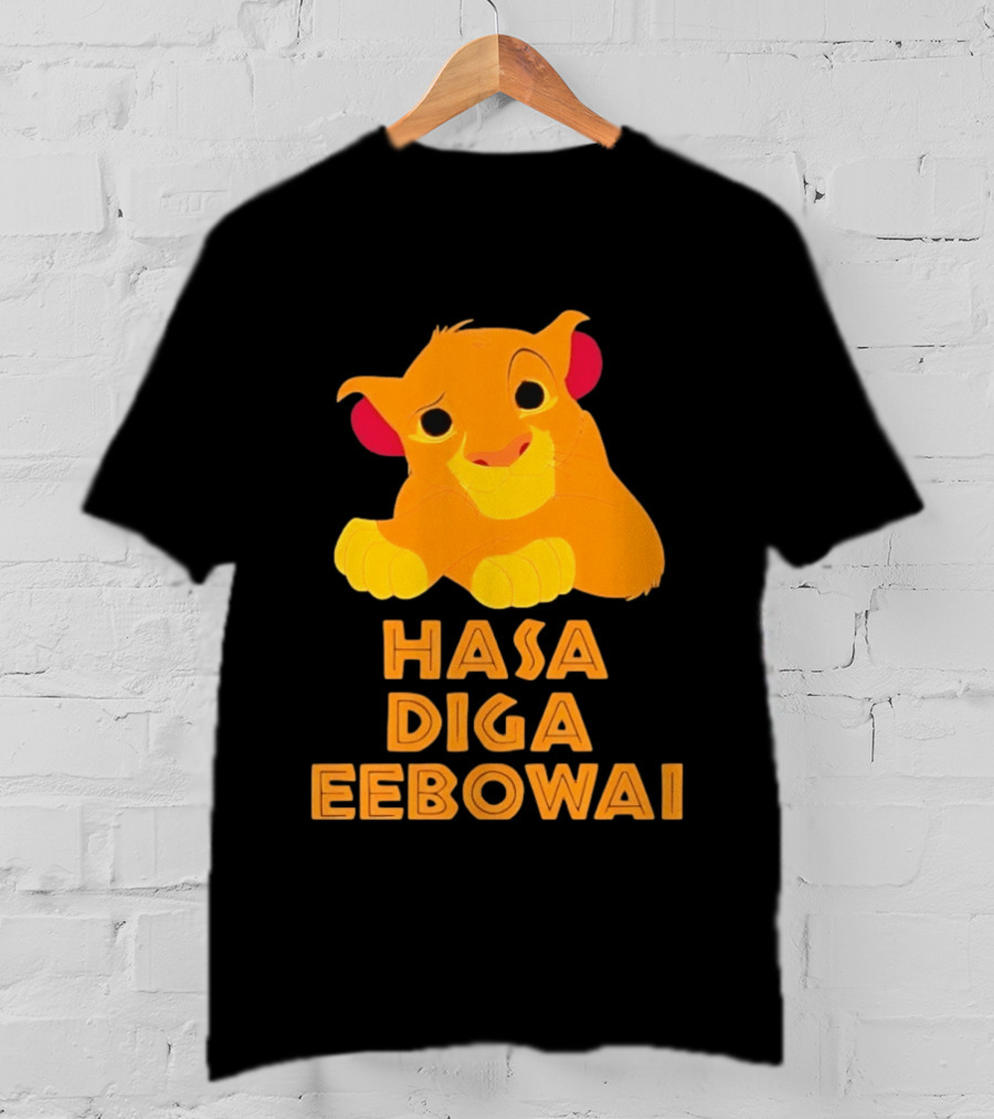 Simba Hasa Diga Eebowai Lion King Book Of Mormon T-Shirt