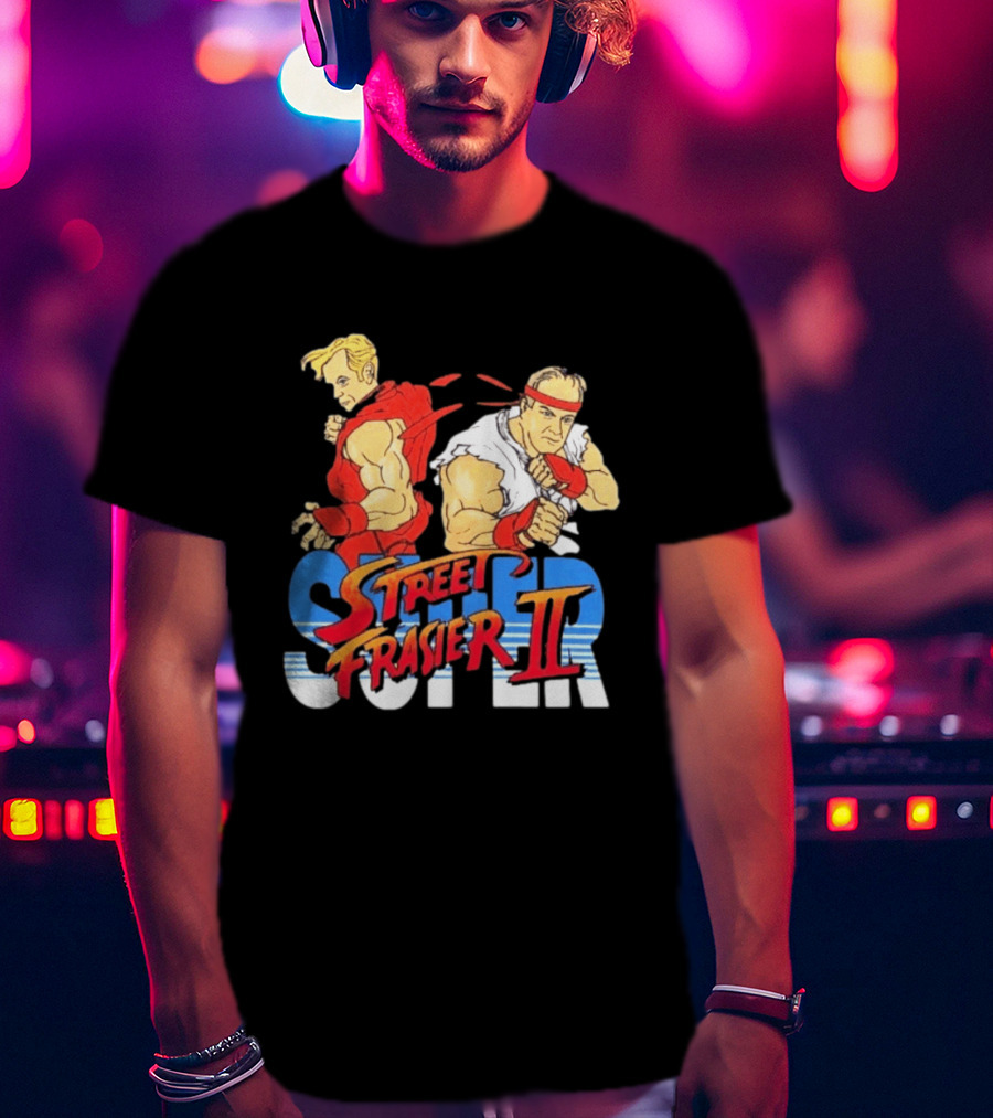 Supper Street Frasier II Retro Fighter T-Shirt