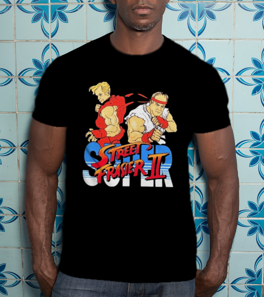 Supper Street Frasier II Retro Fighter T-Shirt