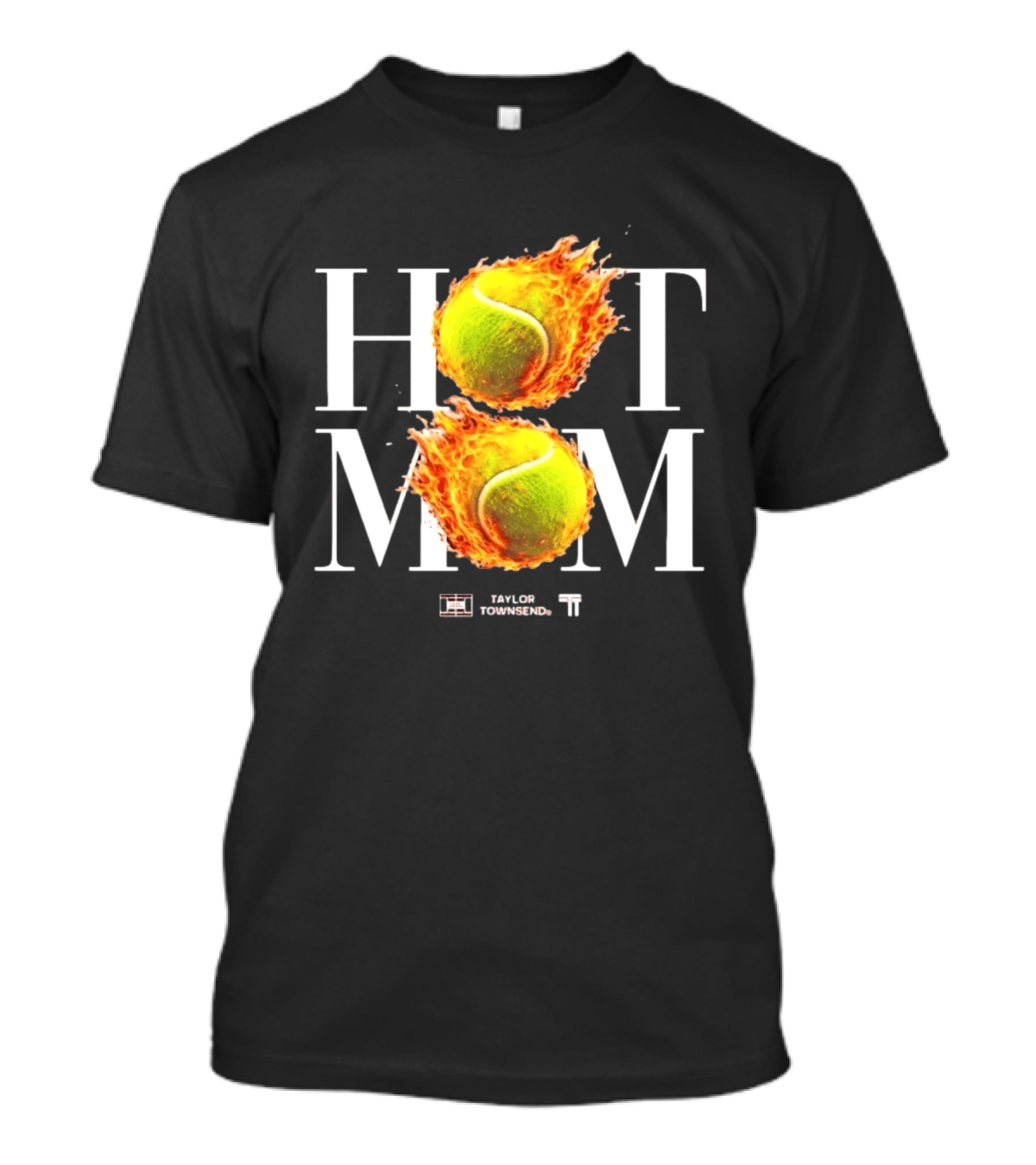 Taylor Townsend Hot Mom Tennis WTA Fiery Tennis Balls T-Shirt
