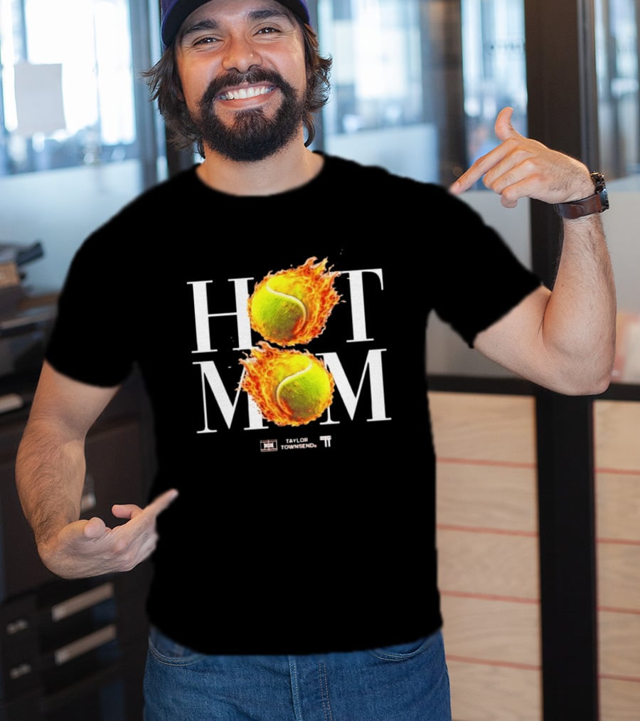 Taylor Townsend Hot Mom Tennis WTA Fiery Tennis Balls T-Shirt
