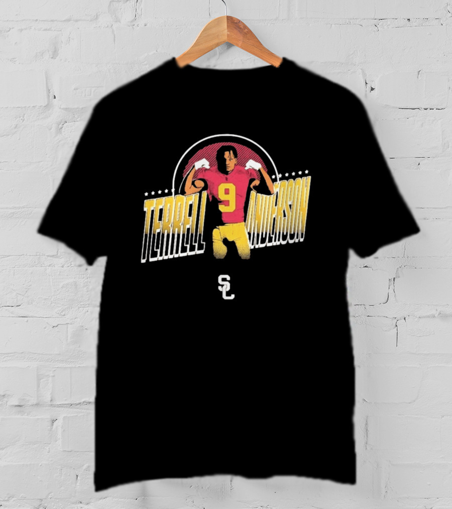 Terrell Anderson USC Trojans Football Number 9 SC T-Shirt