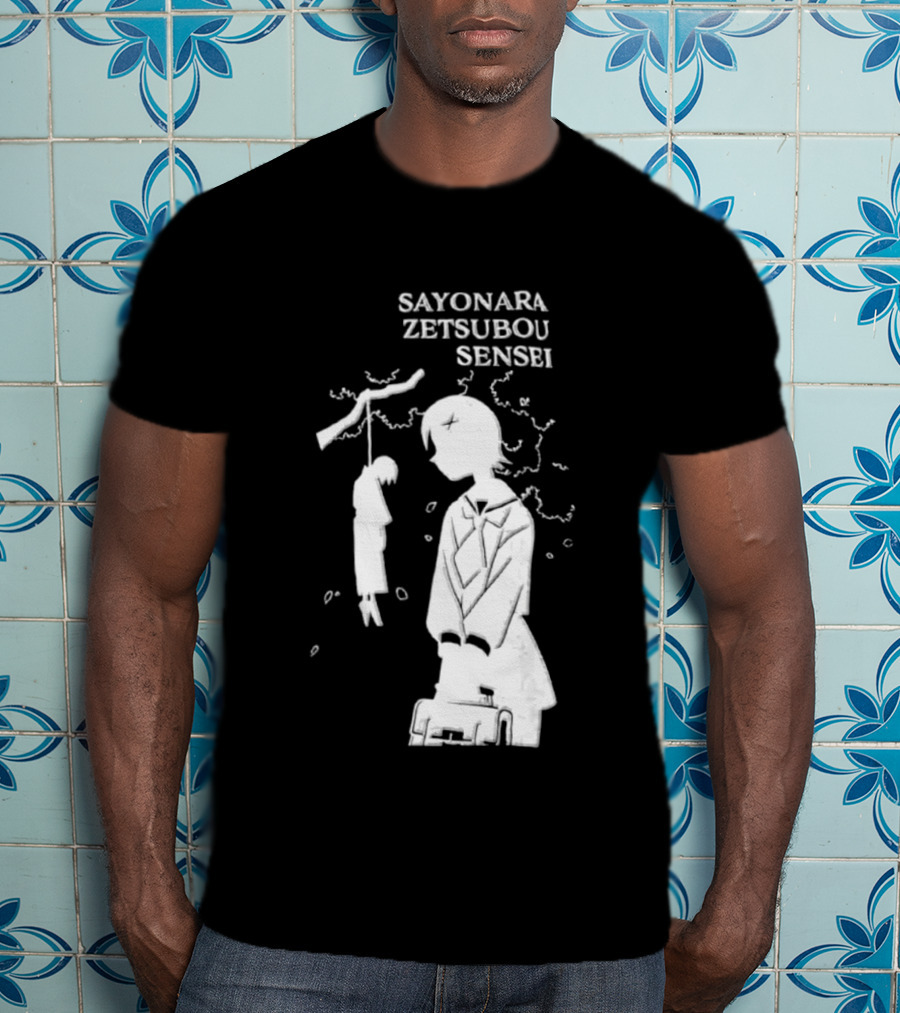 Sayonara Zetsubou Sensei Kafuka Fuura Nozomu Itoshiki T-Shirt