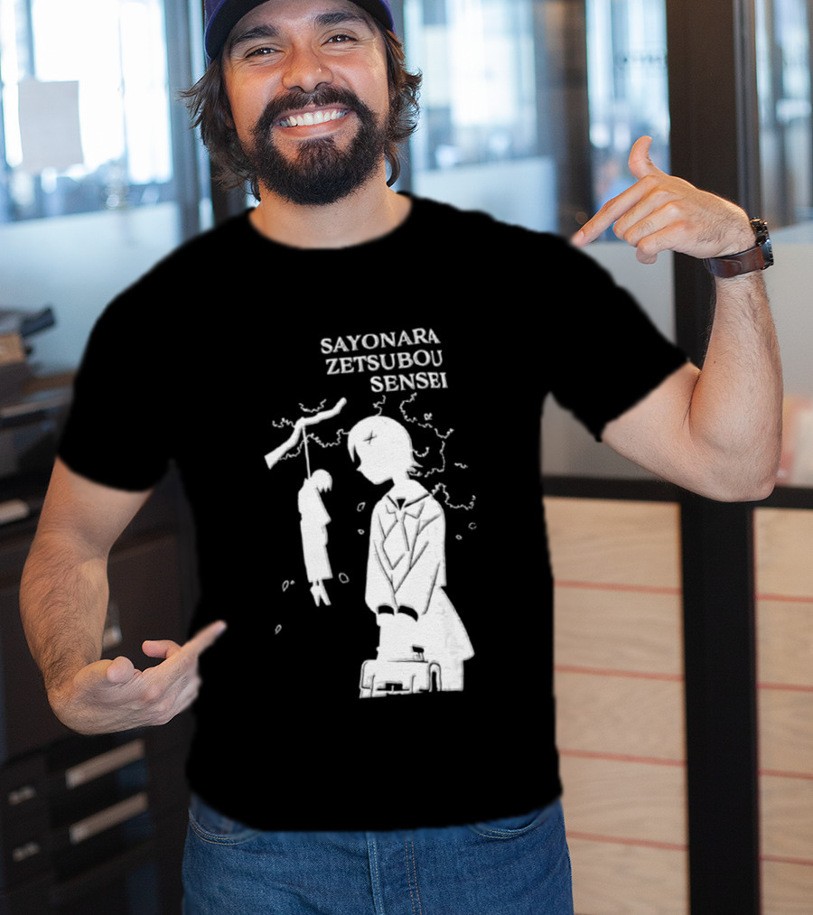 Sayonara Zetsubou Sensei Kafuka Fuura Nozomu Itoshiki T-Shirt