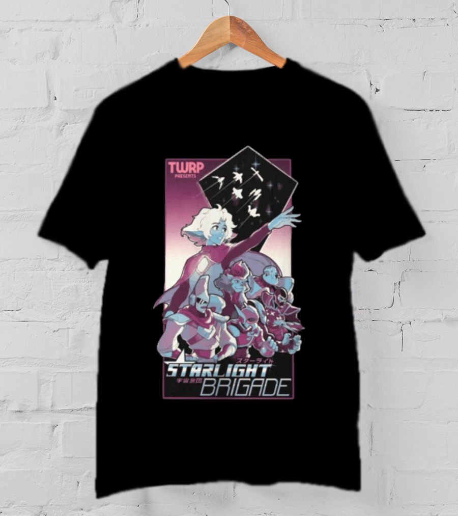 TWRP Presents Starlight Brigade Anime Style Longsleeve T-Shirt