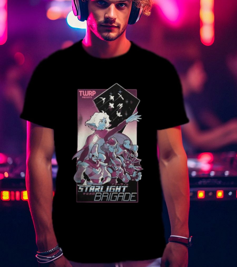 TWRP Presents Starlight Brigade Anime Style Longsleeve T-Shirt
