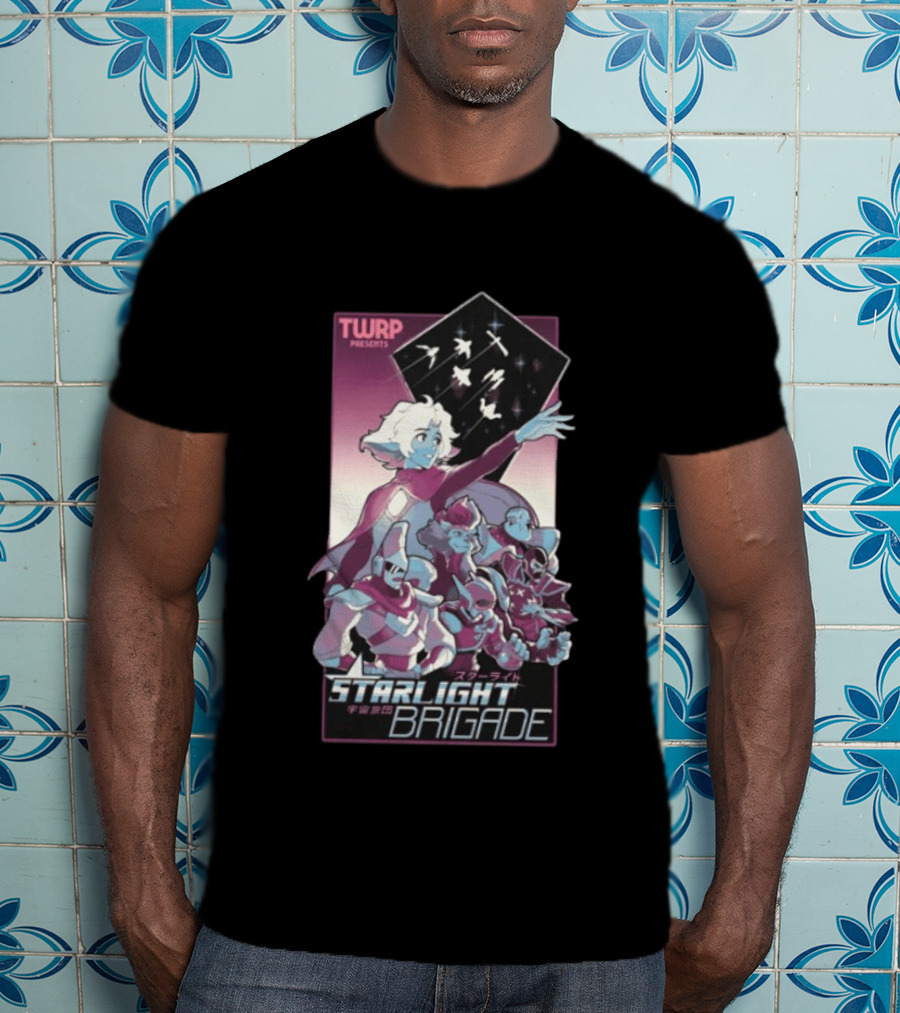 TWRP Presents Starlight Brigade Anime Style Longsleeve T-Shirt
