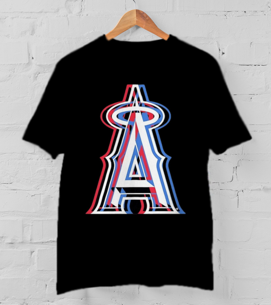 Los Angeles Angels Tri Color MLB Baseball T-Shirt