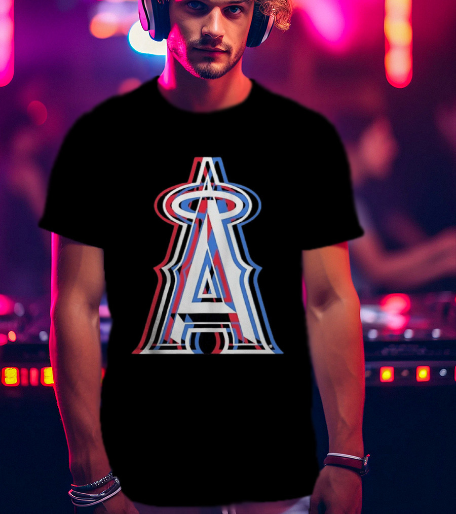 Los Angeles Angels Tri Color MLB Baseball T-Shirt