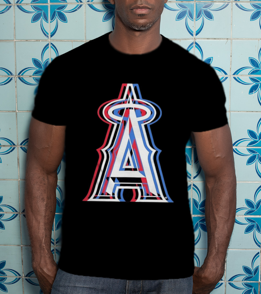 Los Angeles Angels Tri Color MLB Baseball T-Shirt