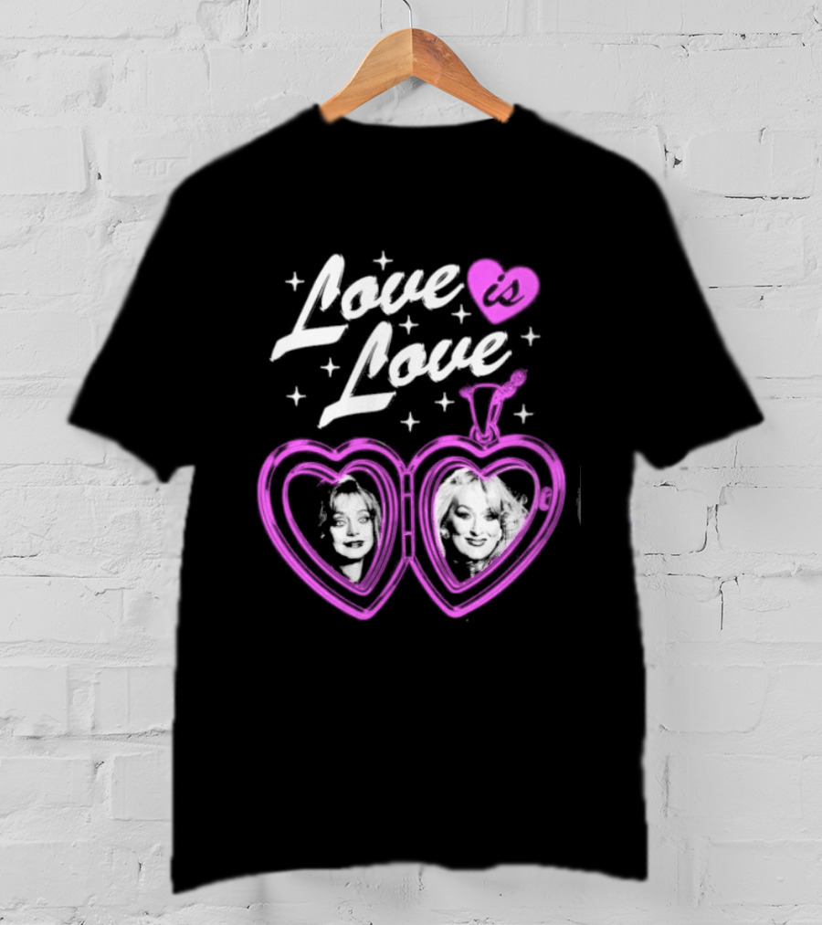 Love Is Love Madeline Helen Death Becomes Her Heart Portraits T-Shirt