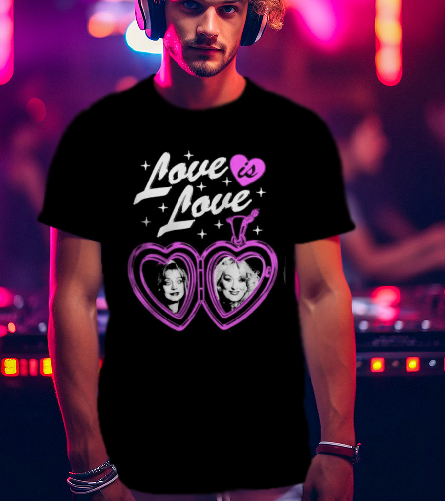 Love Is Love Madeline Helen Death Becomes Her Heart Portraits T-Shirt