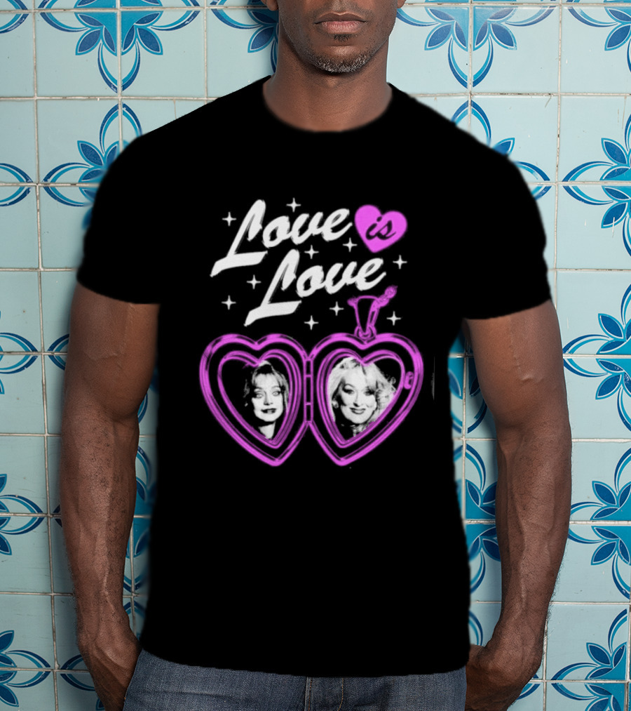Love Is Love Madeline Helen Death Becomes Her Heart Portraits T-Shirt