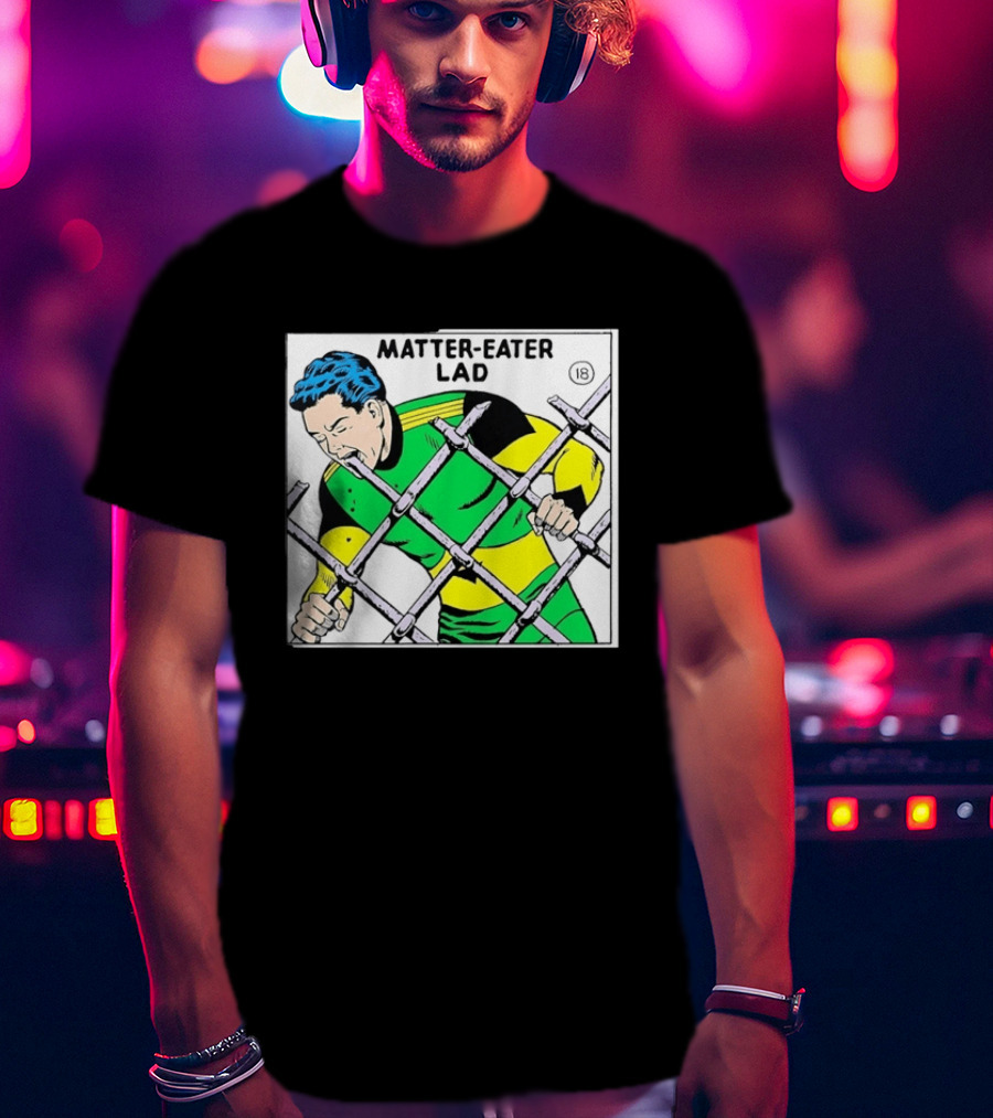 Matter Eater Lad DC Comics Retro Comic Book Panel T-Shirt