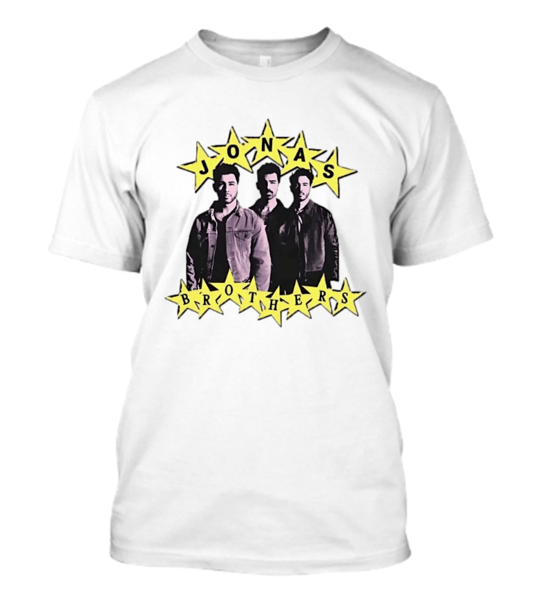 Jonas Brothers Star Pop Band Iconic Music Trio T-Shirt