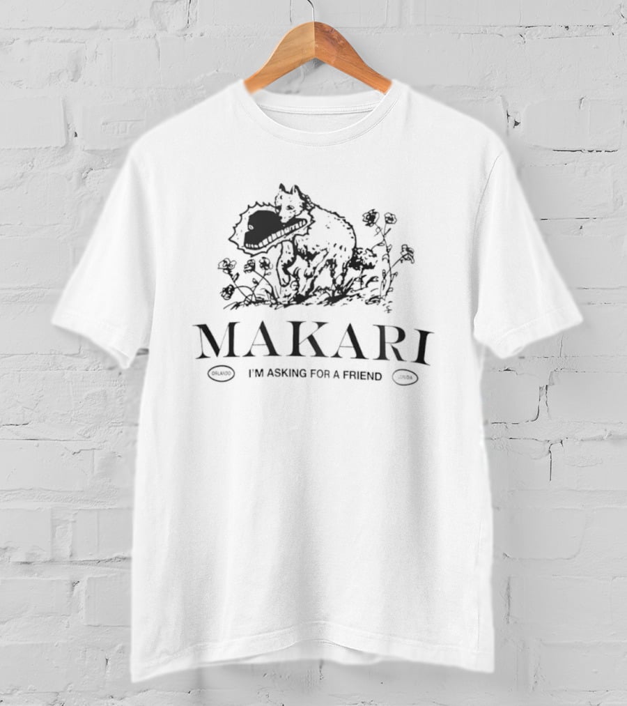 Makari I'm Asking For A Friend Orlando Florida Botanical T-Shirt