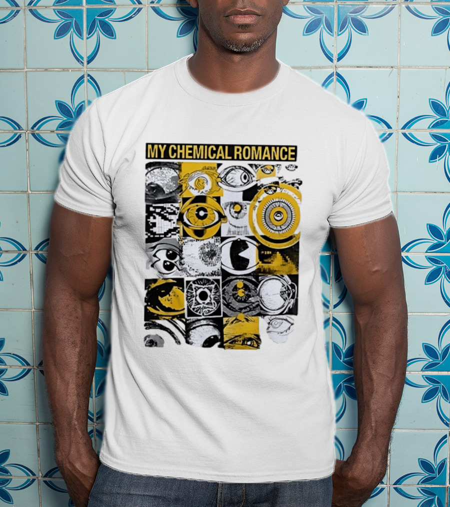 My Chemical Romance San Diego The Black Parade 2026 Petco Park Eye Collage T-Shirt