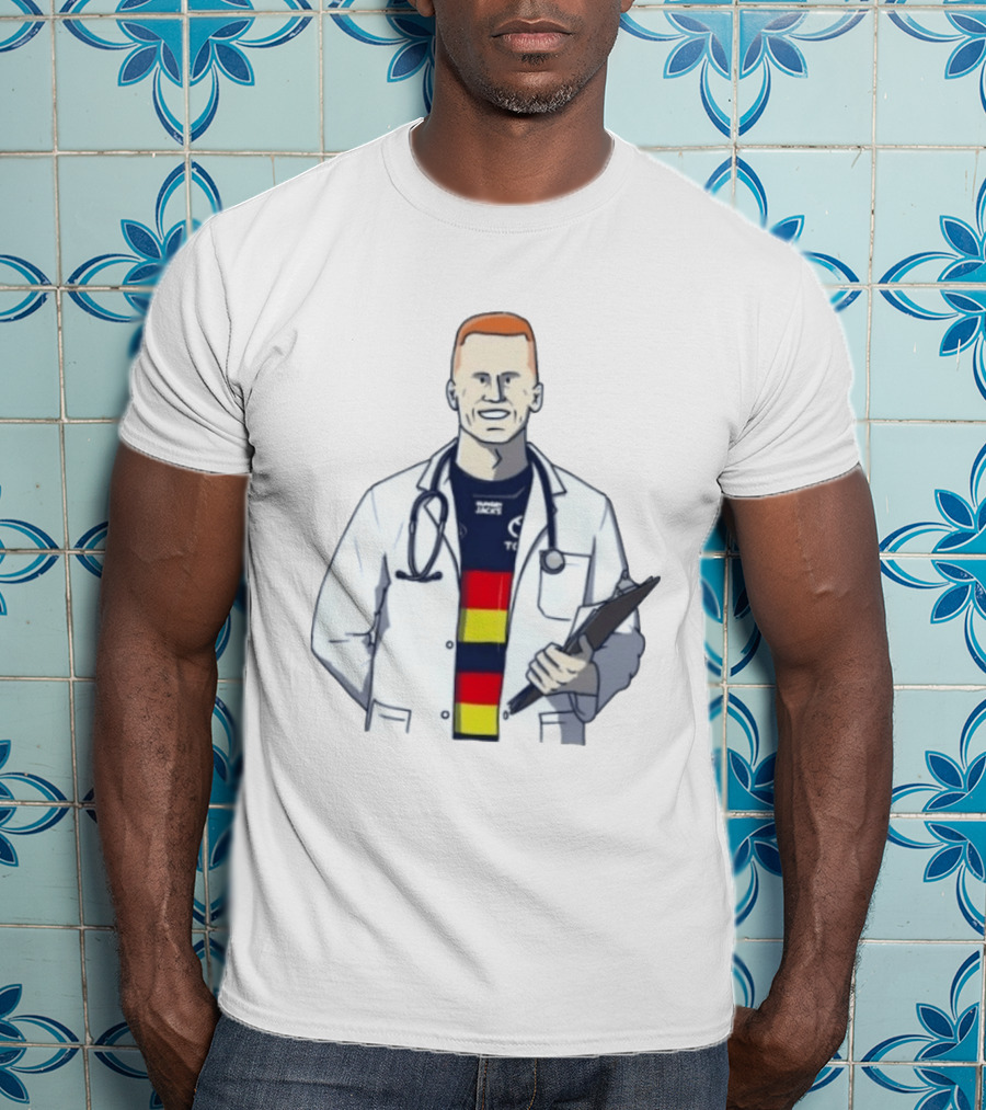 Reilly O'Brien Doctor Prescribed Adelaide Crows Stethoscope Tacos Top T-Shirt