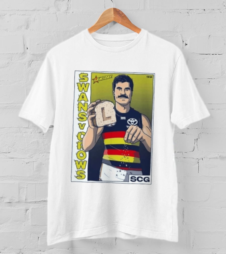 Swans Vs Crows Gameday SCG Salt Bae L Toast AFL Cartoon T-Shirt