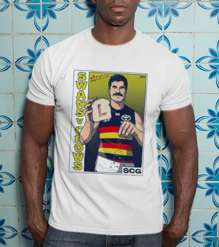 Swans Vs Crows Gameday SCG Salt Bae L Toast AFL Cartoon T-Shirt