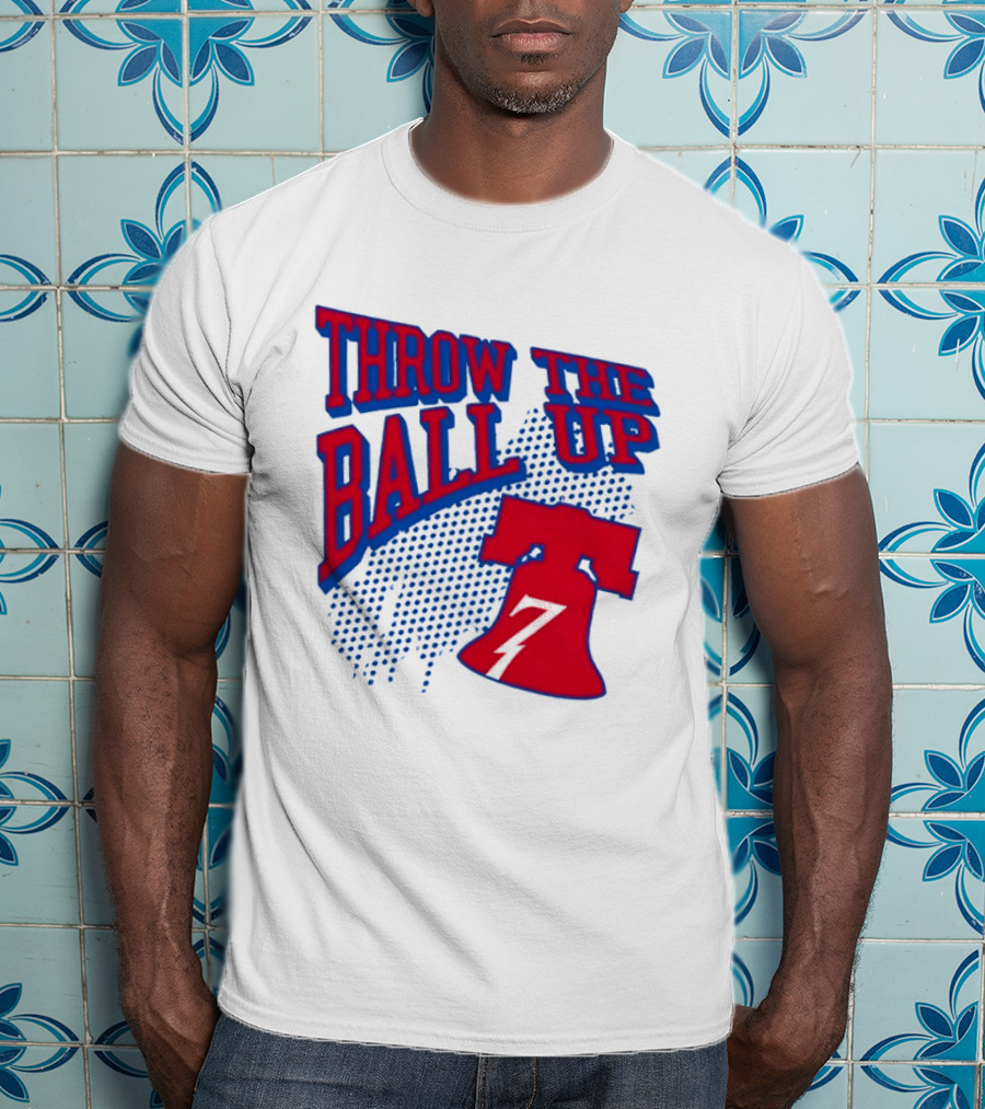 NBA Philadelphia 76ers Throw The Ball Up Liberty Bell T-Shirt