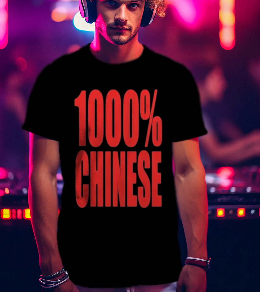 1000% Chinese Heritage Identity Culture T-Shirt