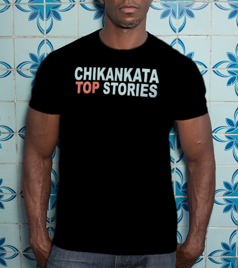 Chikankata Top Stories Two Color Vertical T-Shirt