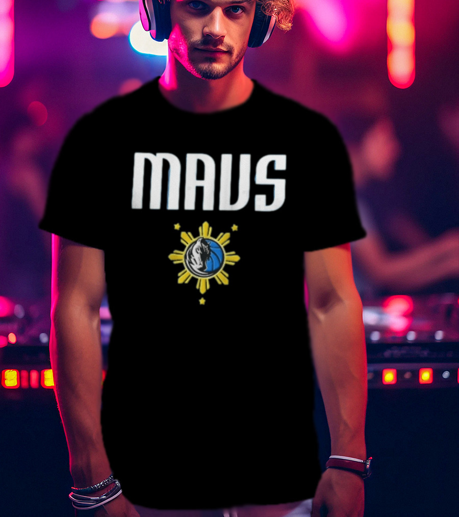 Mavs Horse Head Basketball Philippine Sun Stars Dallas Mavericks NBA T-Shirt