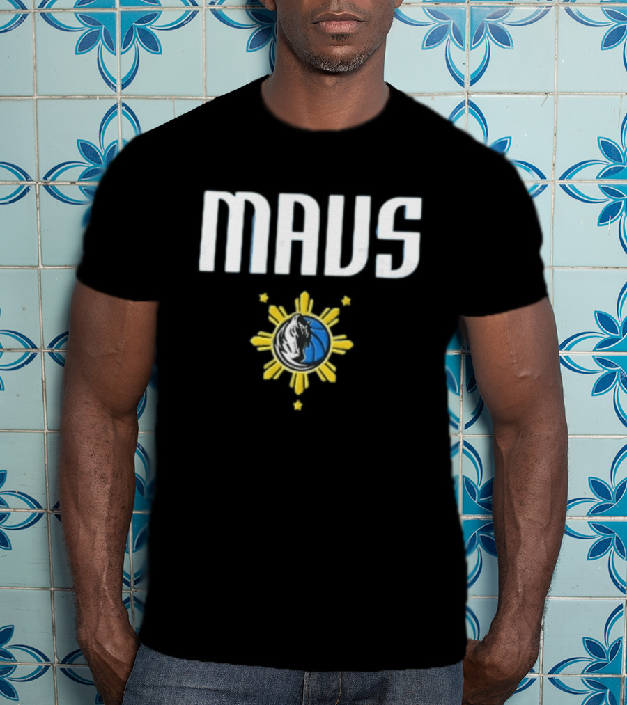 Mavs Horse Head Basketball Philippine Sun Stars Dallas Mavericks NBA T-Shirt