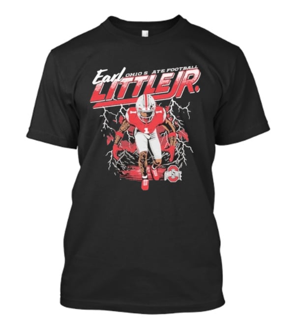Earl Little Jr Ohio State Football Buckeyes Graffiti T-Shirt