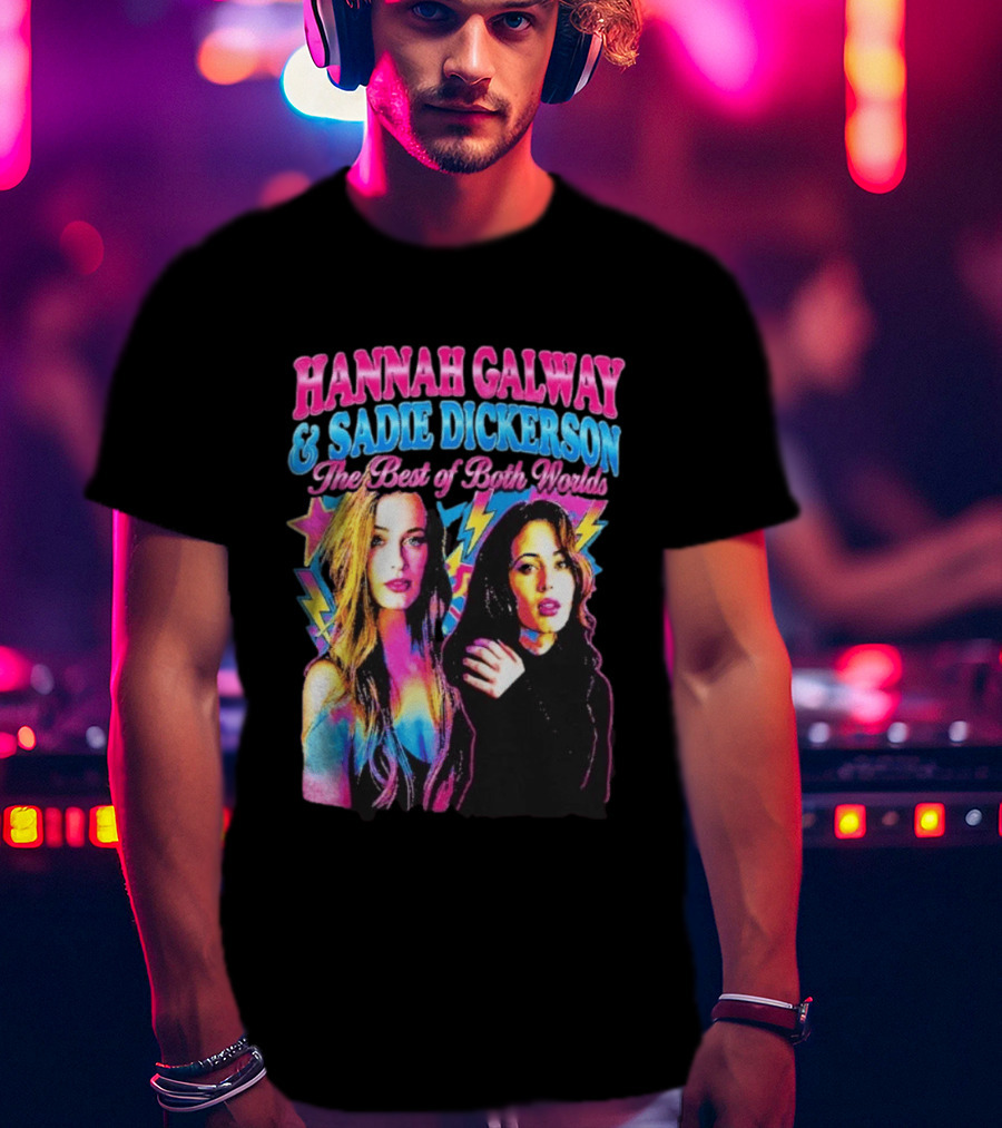 Hannah Galway Sadie Dickerson The Best Of Both Worlds Vibrant Pop T-Shirt
