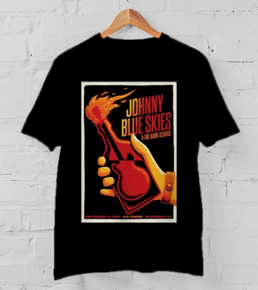 Johnny Blue Skies And The Dark Clouds Kia Forum Inglewood September 11 2026 T-Shirt