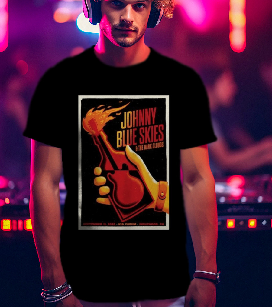 Johnny Blue Skies And The Dark Clouds Kia Forum Inglewood September 11 2026 T-Shirt