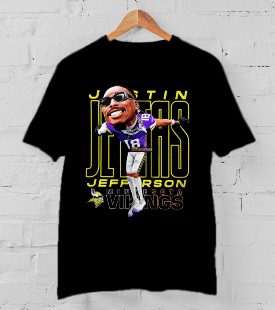 Justin Jefferson Jettas 18 Minnesota Vikings T-Shirt