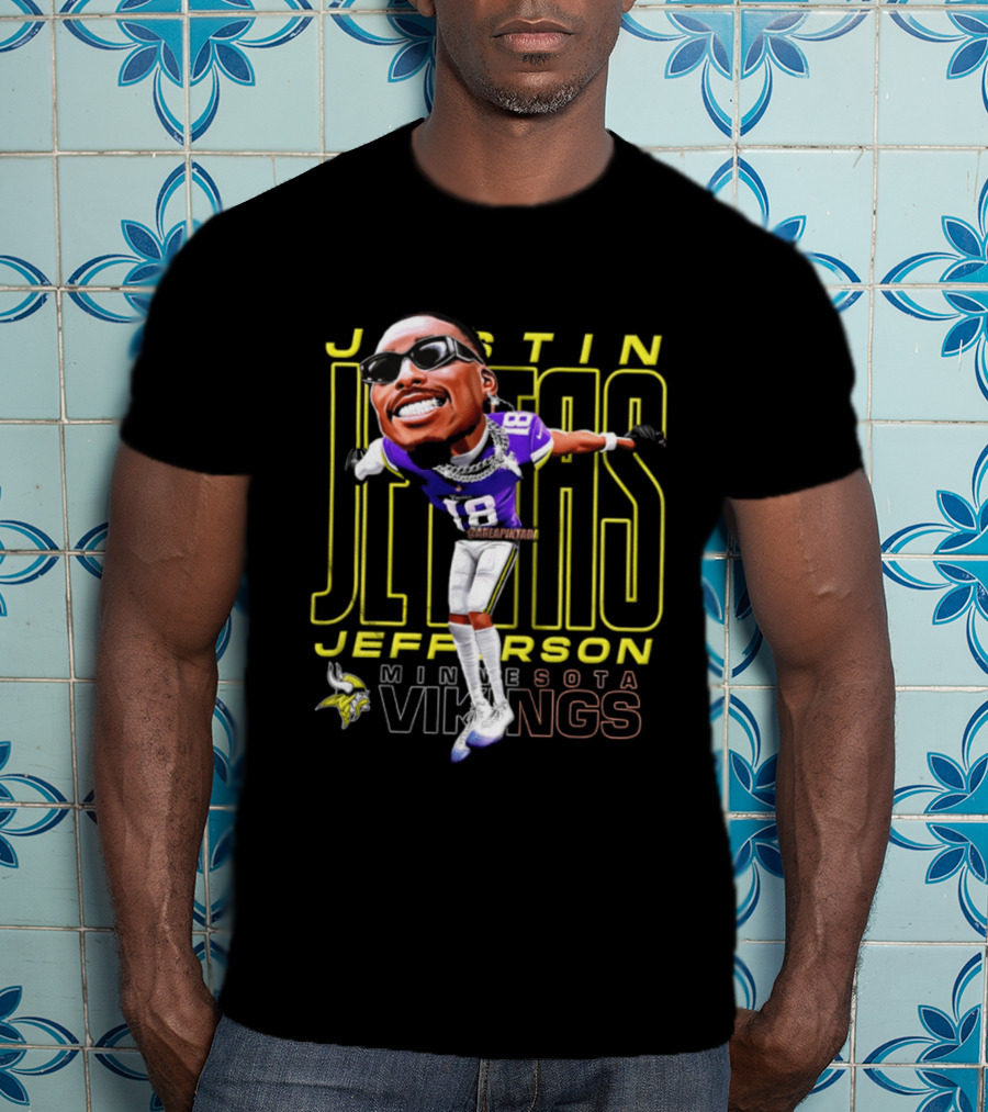Justin Jefferson Jettas 18 Minnesota Vikings T-Shirt
