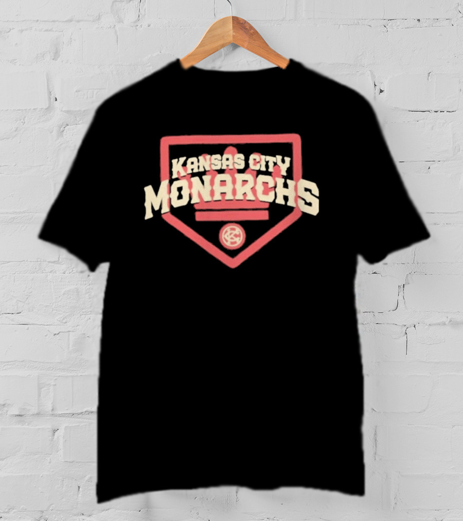 Kansas City Monarchs Home Plate Vintage Baseball T-Shirt